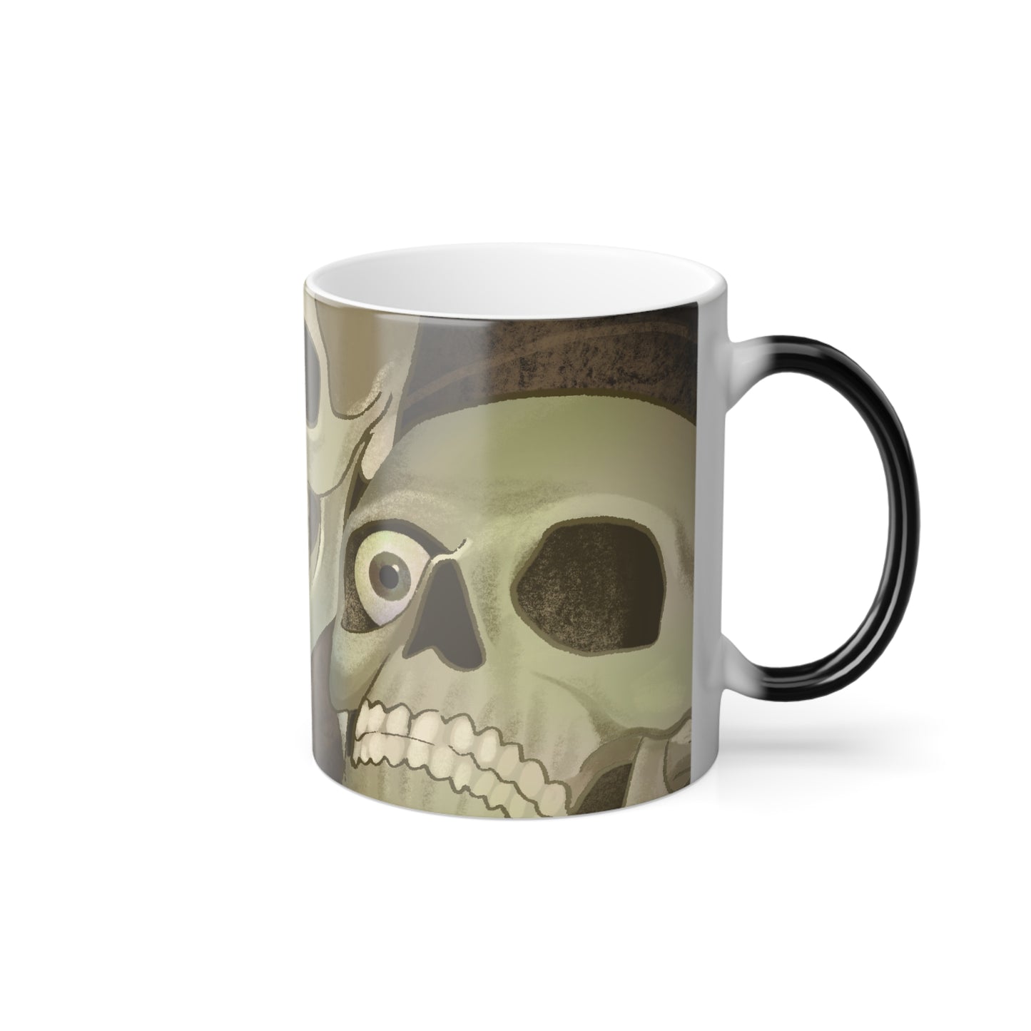 Skull Faces Morphing Mug — 11oz Morphing Heat Sensitive Coffee Cup