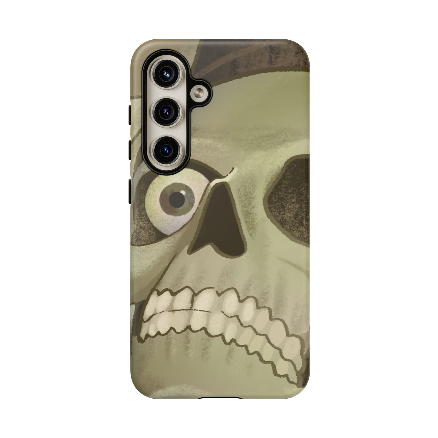 Skull Portrait Phone Case – Spooky Vintage Skeleton Protection