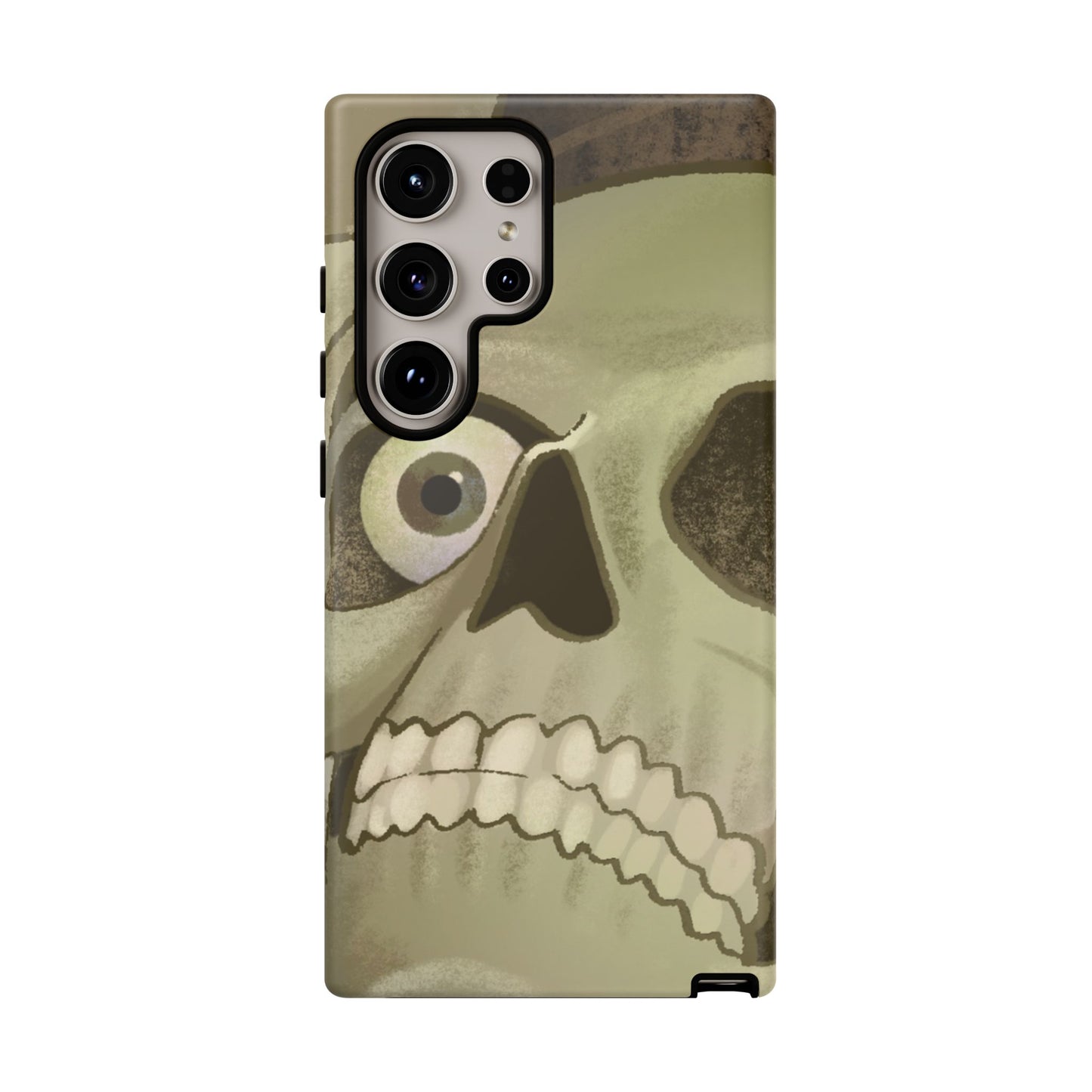 Skull Portrait Phone Case – Spooky Vintage Skeleton Protection