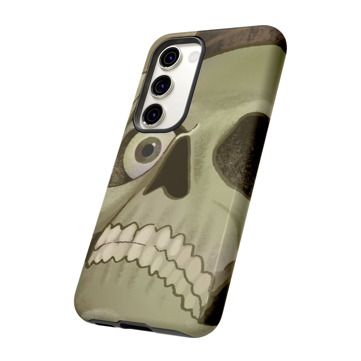Skull Portrait Phone Case – Spooky Vintage Skeleton Protection