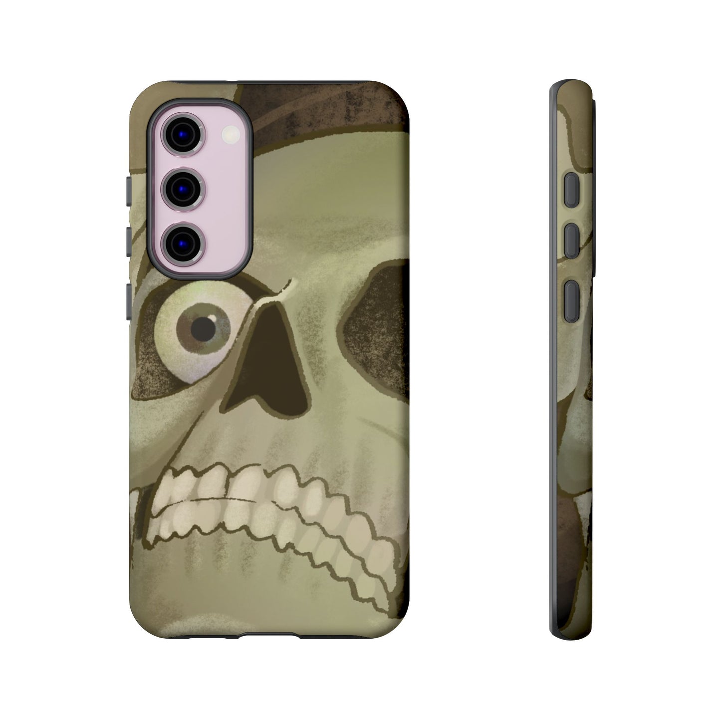 Skull Portrait Phone Case – Spooky Vintage Skeleton Protection