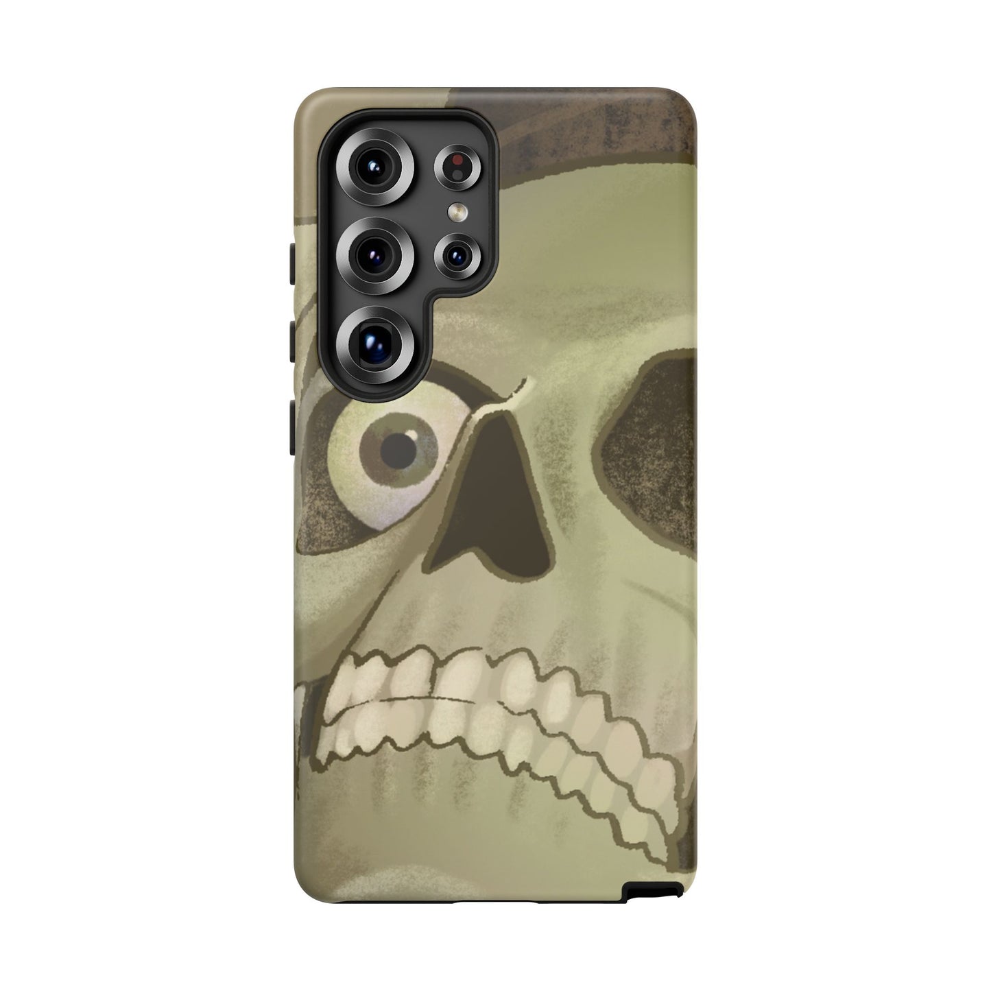 Skull Portrait Phone Case – Spooky Vintage Skeleton Protection