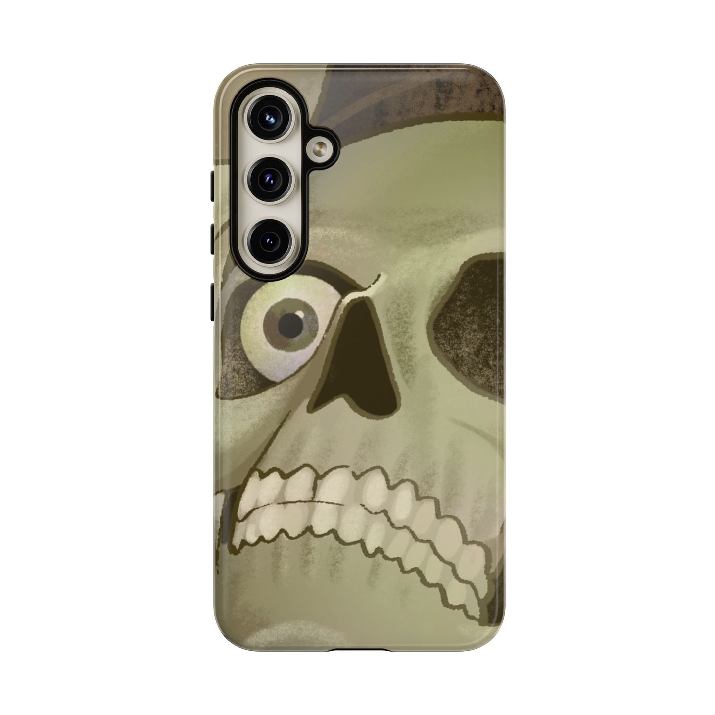 Skull Portrait Phone Case – Spooky Vintage Skeleton Protection