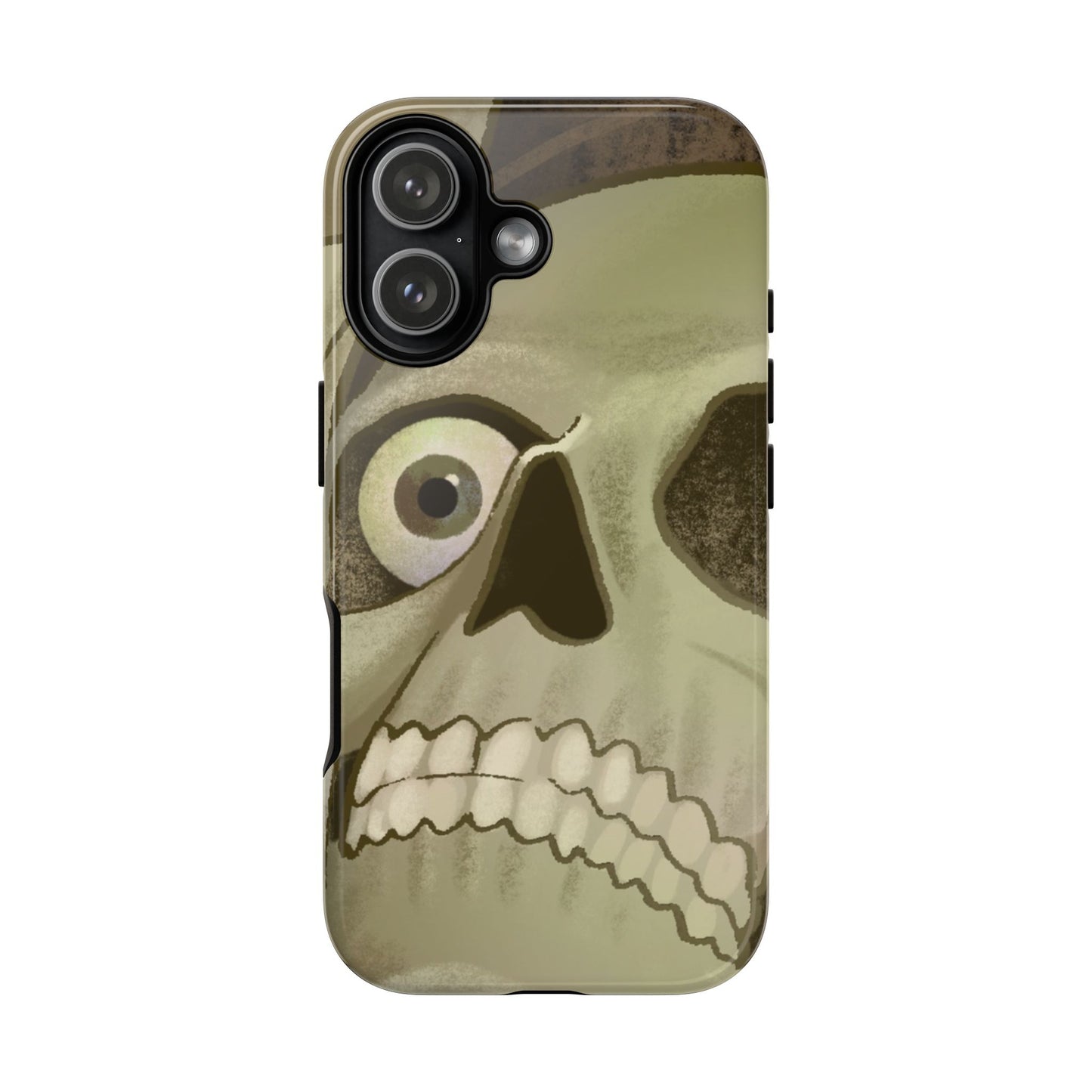 Skull Portrait Phone Case – Spooky Vintage Skeleton Protection