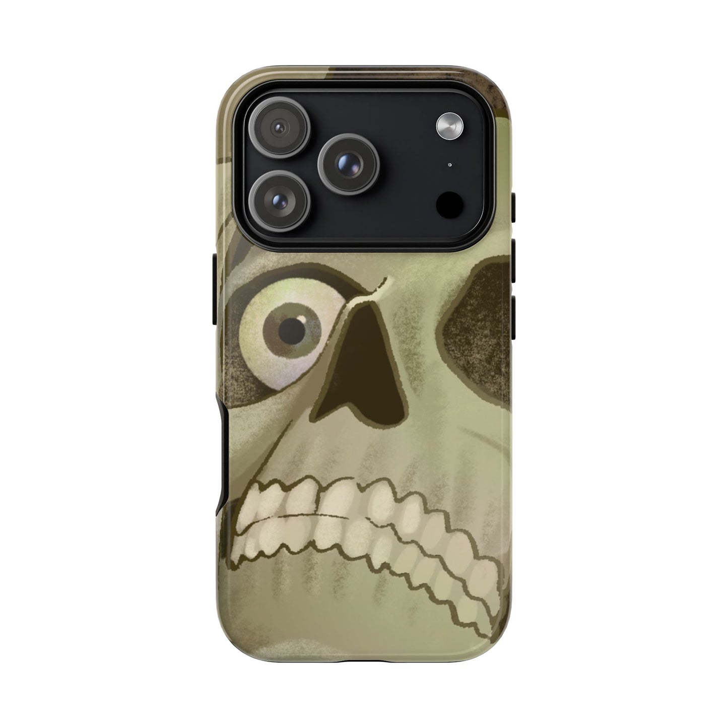 Skull Portrait Phone Case – Spooky Vintage Skeleton Protection