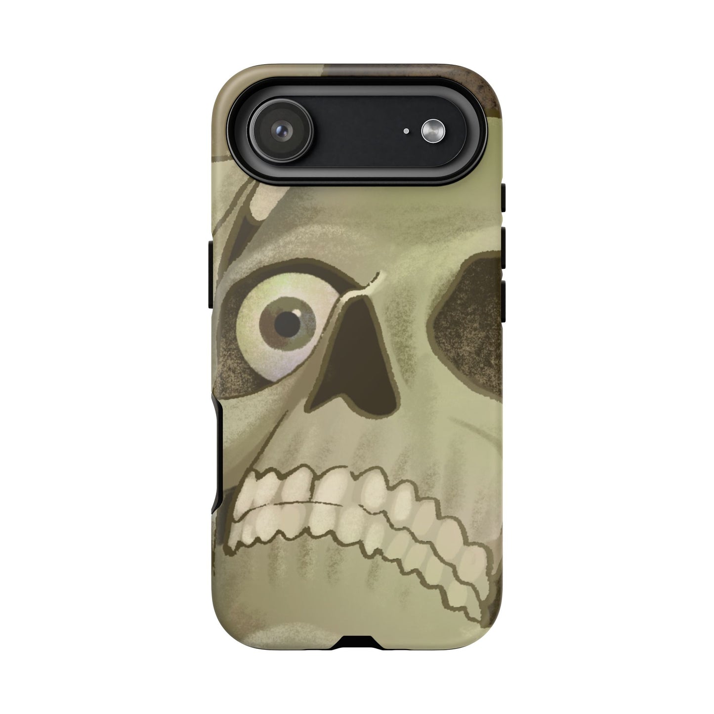 Skull Portrait Phone Case – Spooky Vintage Skeleton Protection