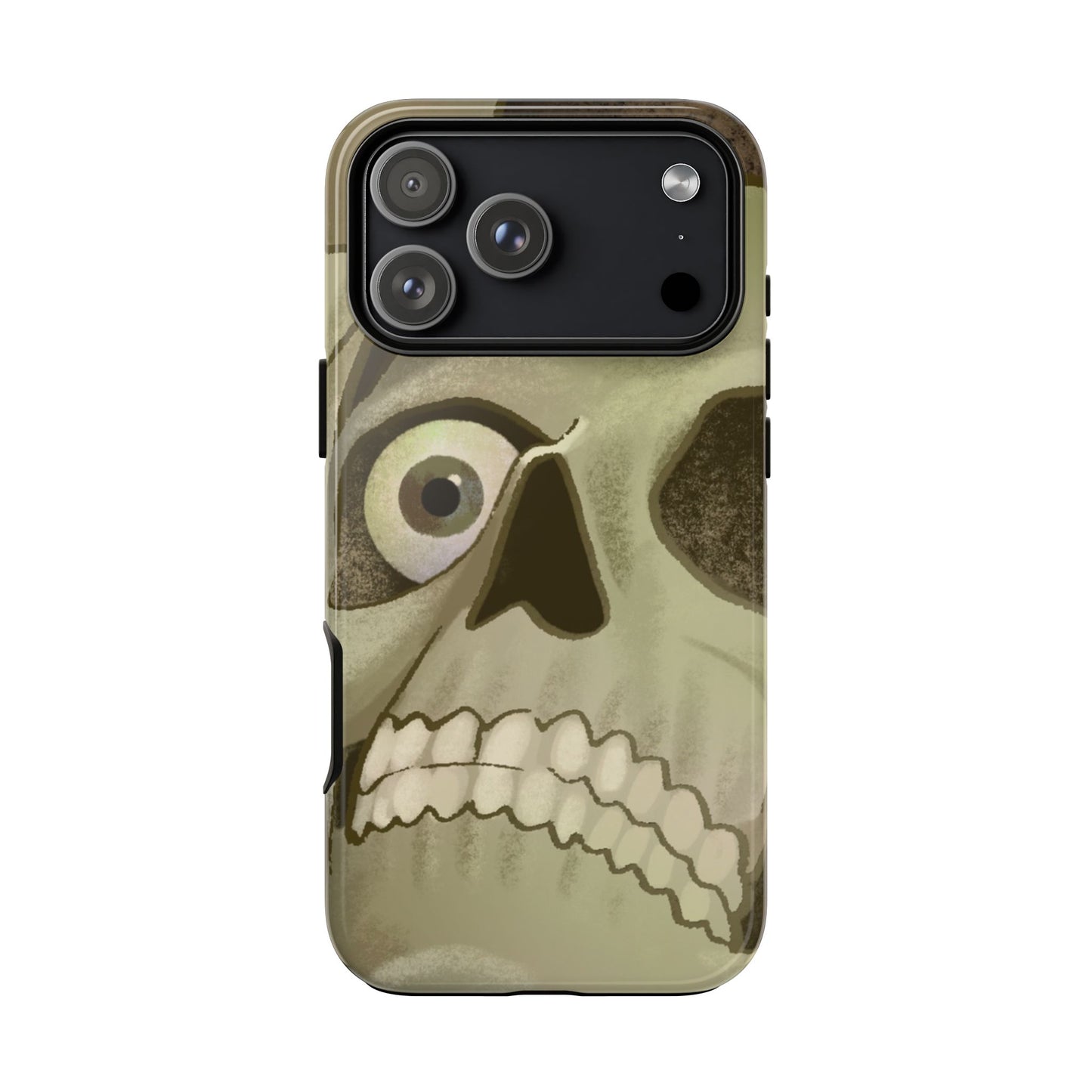 Skull Portrait Phone Case – Spooky Vintage Skeleton Protection