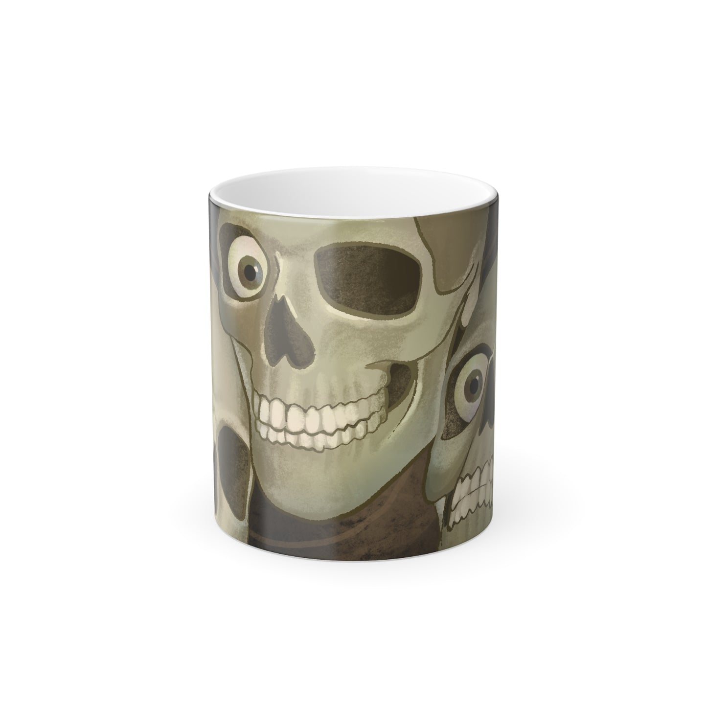 Skull Faces Morphing Mug — 11oz Morphing Heat Sensitive Coffee Cup