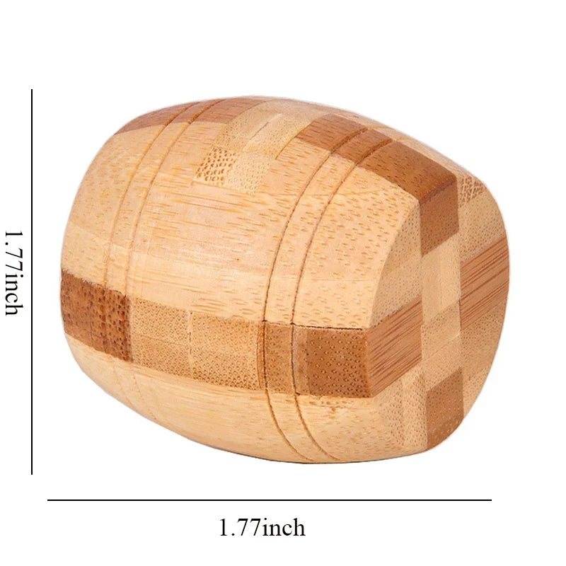 Wooden Kong Ming Lock Lu Ban Lock IQ Brain Teaser Puzzle Games Children 3D Puzzles for Adults Kids Montessori Educational Toys