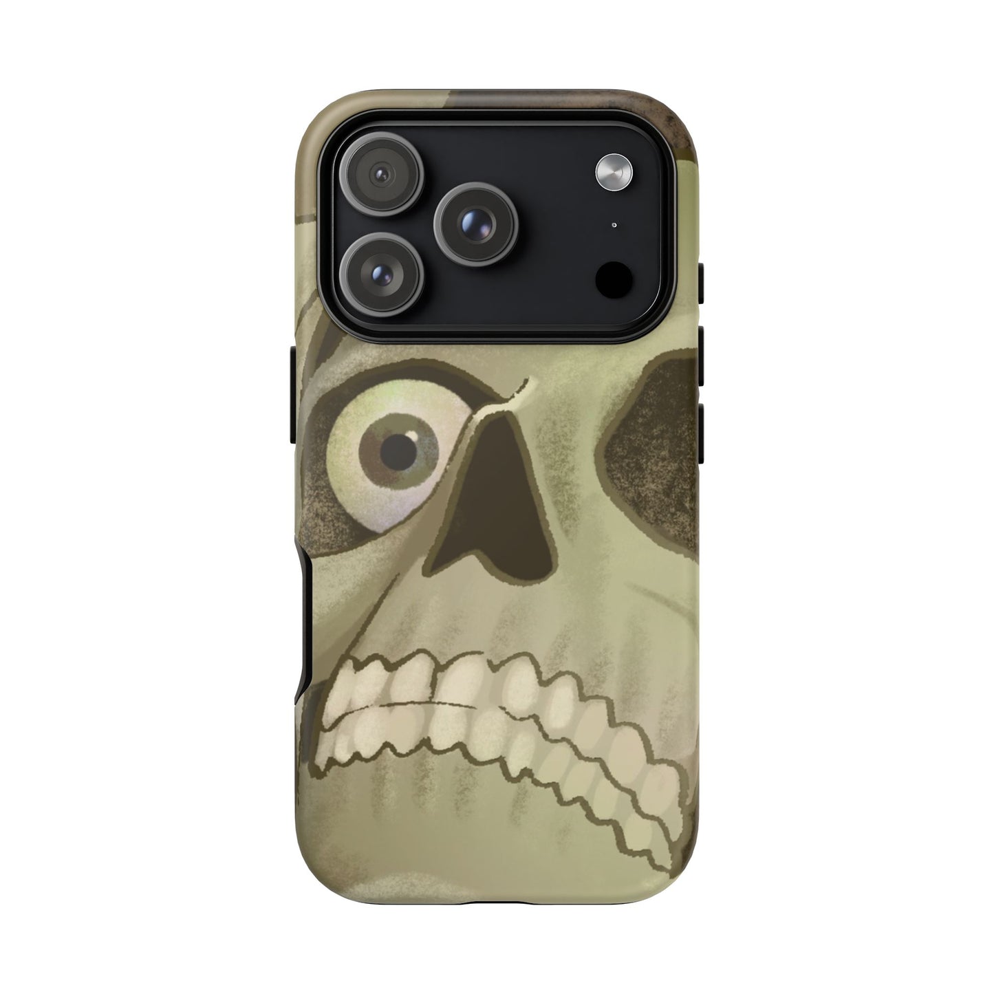 Skull Portrait Phone Case – Spooky Vintage Skeleton Protection