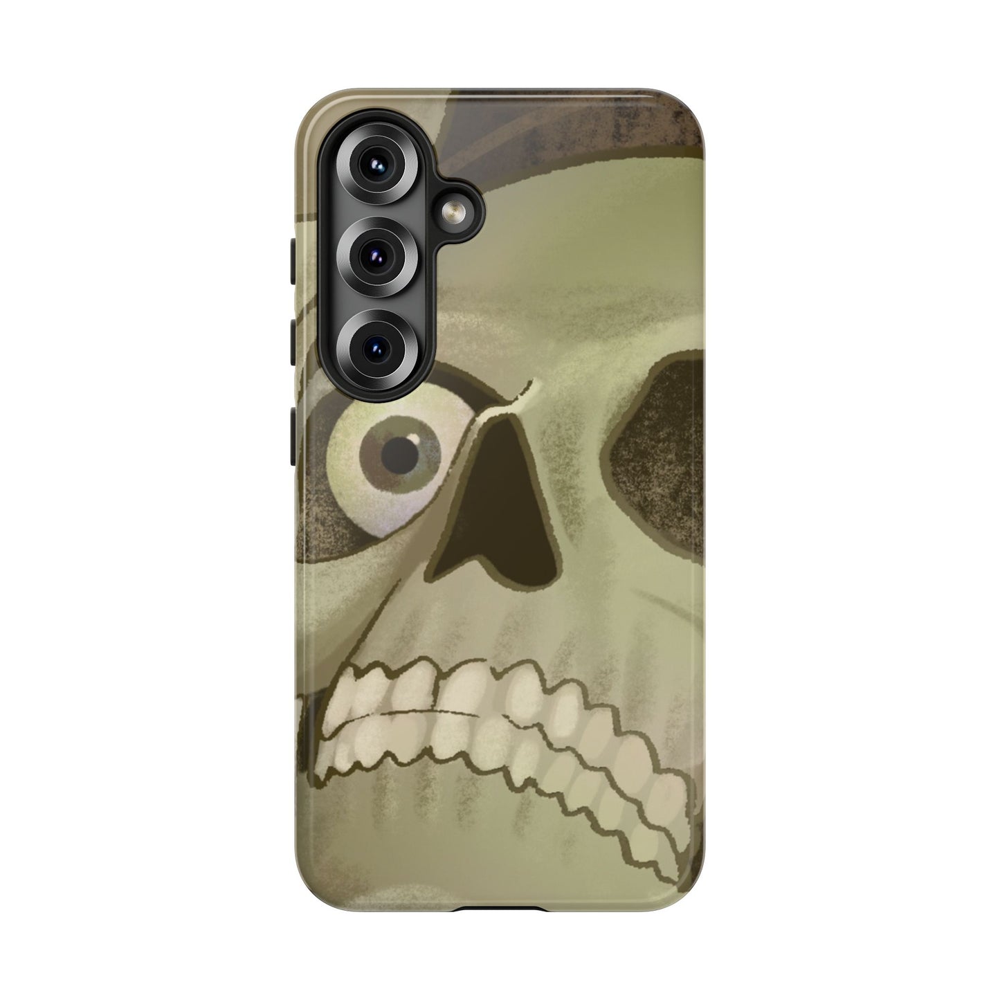 Skull Portrait Phone Case – Spooky Vintage Skeleton Protection