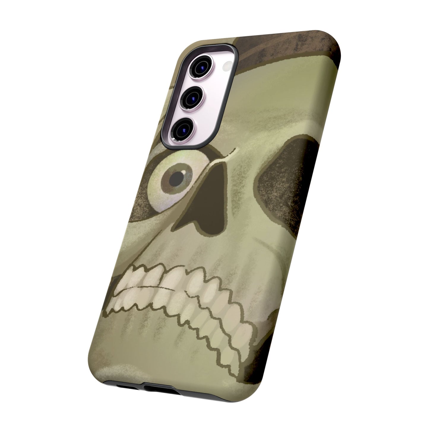 Skull Portrait Phone Case – Spooky Vintage Skeleton Protection