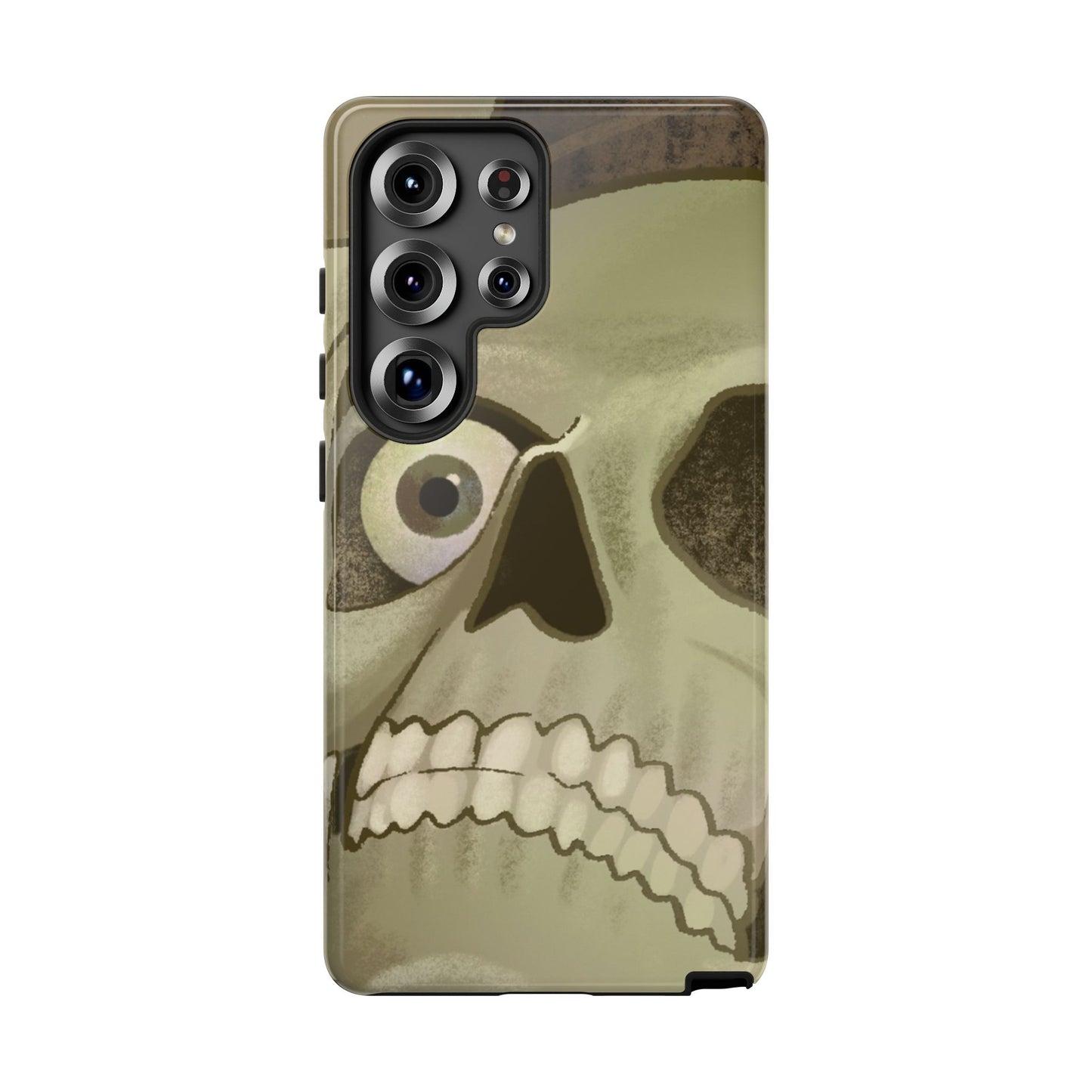Skull Portrait Phone Case – Spooky Vintage Skeleton Protection