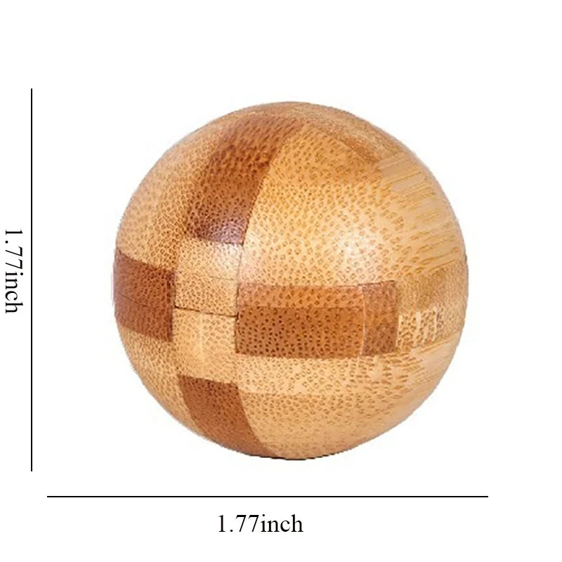 Wooden Kong Ming Lock Lu Ban Lock IQ Brain Teaser Puzzle Games Children 3D Puzzles for Adults Kids Montessori Educational Toys